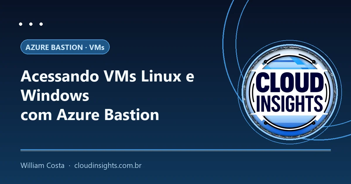 VM Linux acessada pelo Azure Bastion