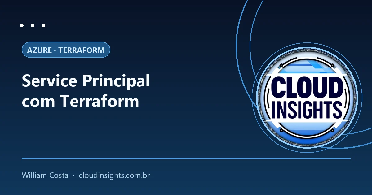 Service Principal e automação no Azure